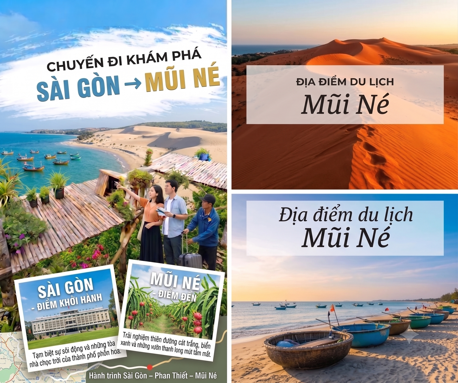 Thuê Xe Sài Gòn Đi Mũi Né – Trốn Phố Về Biển
