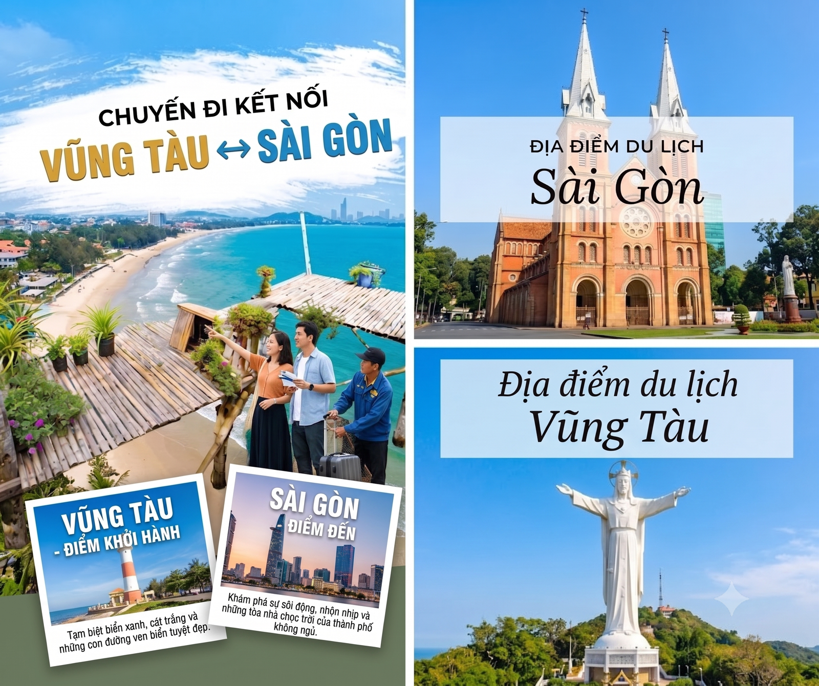 Trang Chủ Alternative view of Dịch Vụ Thuê Xe Vũng Tàu Đi Sài Gòn – Trọn Vẹn Hành Trình